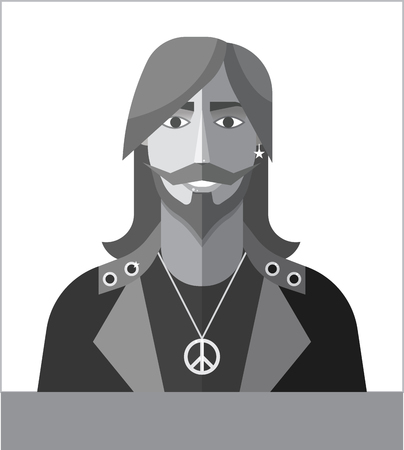 A musician iconのイラスト素材