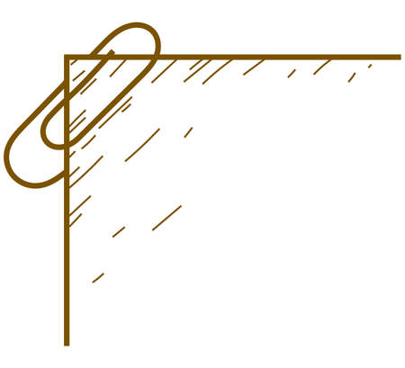 Icon - documents - for the design resume in pencil drawing style. Vector illustrationのイラスト素材