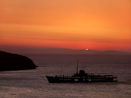 Istanbul on duskの写真素材