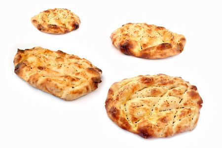 Fresh baked Ramadan pitas