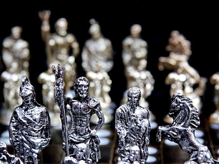 Details of the cool chess game setの写真素材