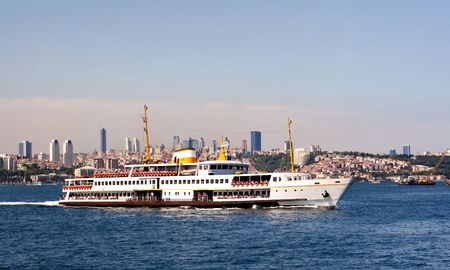 Istanbul city ferryboat