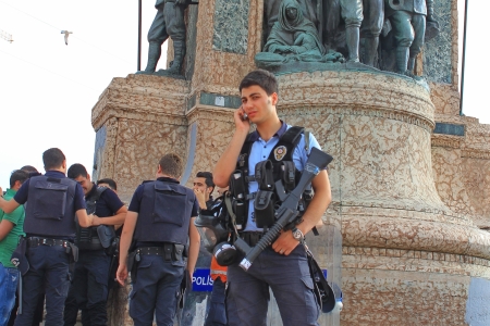 ISTANBUL - JUN 12: Plans to build on Gezipark led to anti government unrest on June 12, 2013 in...