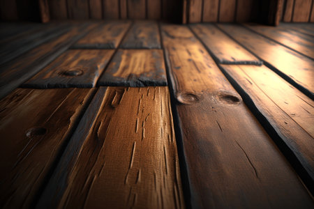 background for advertising. Background from boards. AI generative. illustration in photorealistic style.の素材