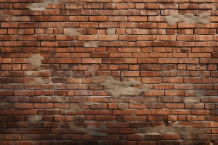 Background, texture, brick wall of the building. Background for the site, desktop. AI generative. Illustration in photorealistic style.の写真素材