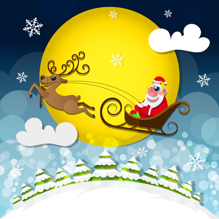 Cute Santa Clausのイラスト素材