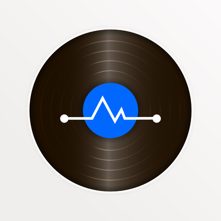 Vector Illustration Of Vinyl. For Your Website.のイラスト素材