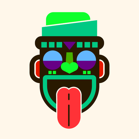 Mask Idol Icon. Cartoon Of Mask Idol Vector Icon For Web Designのイラスト素材