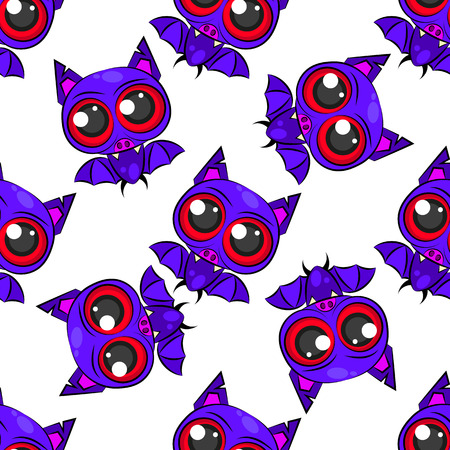 Seamless bat pattern for Halloween .Vector illustration for your needsのイラスト素材
