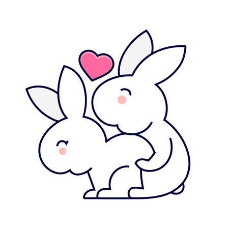 Easter bunny name plate design. Boy and girl frame vector design. Easter bunny split cut file. First Easter for baby. Clipart for personal invitations.のイラスト素材