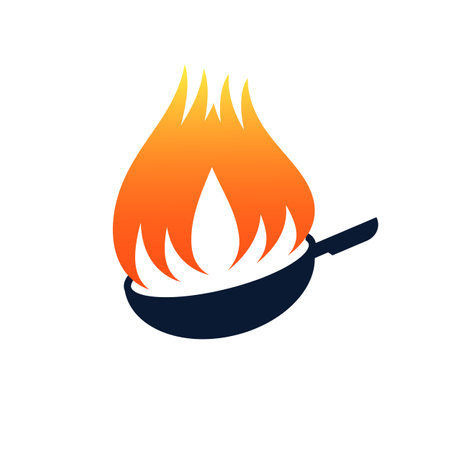 Wok asian foodのイラスト素材