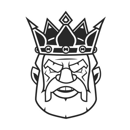 Filigree high detailed imperial crown.のイラスト素材
