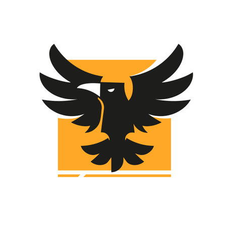 Crow. Isolated Crow on white background. Vector illustrationのイラスト素材