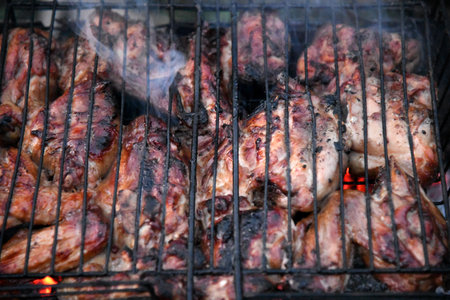 Black pepper beef steak ready to serveの写真素材