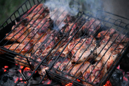 Black pepper beef steak ready to serveの写真素材