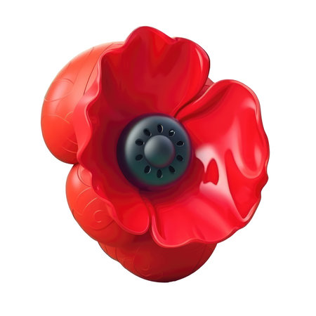 3d icon cute The flower of rose summer Cartoon sweet character kawaii style on Isolated Transparent png background. Generative AI.の素材