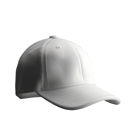Mock Up Unisex Outdoor Sport Baseball, Golf, Tennis, Uniform Cap Hat. Illustration. Template Ready For Your Design isolated on transparent png background. Generative AI.の素材