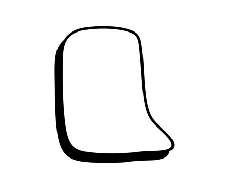 Empty speech bubble provides space for dialogue, questions, or exclamations, perfect for comics, social media, or educational materialsのイラスト素材
