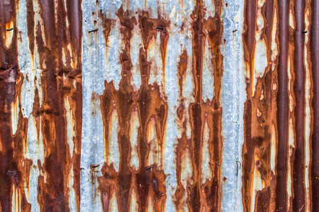 Rusty Metal Wall Texture Surface Background