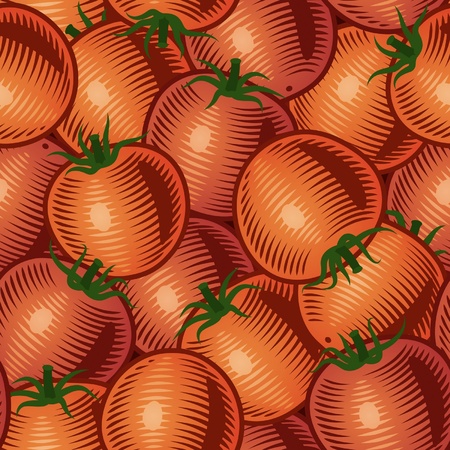 Seamless tomato backgroundのイラスト素材