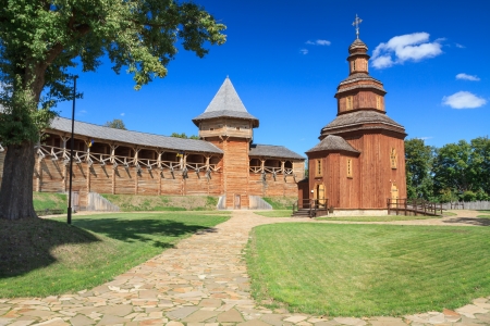 Voskresenskaya Church ( in the town of Baturyn )の写真素材