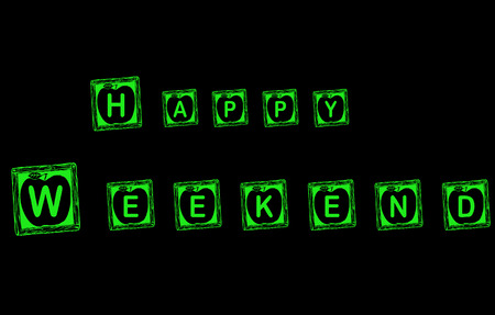 Happy Weekend Conceptの写真素材
