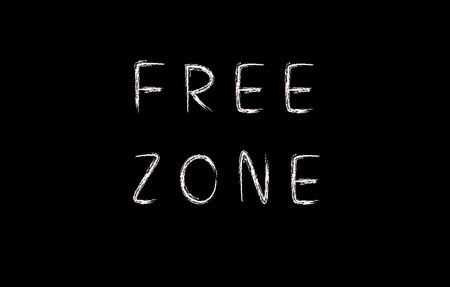 Free Zone Conceptの写真素材