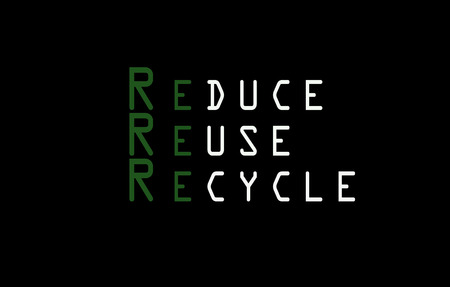 Reduce, Reuse, Recycle.の写真素材