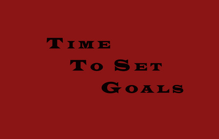 Time To Set Goals Conceptの写真素材