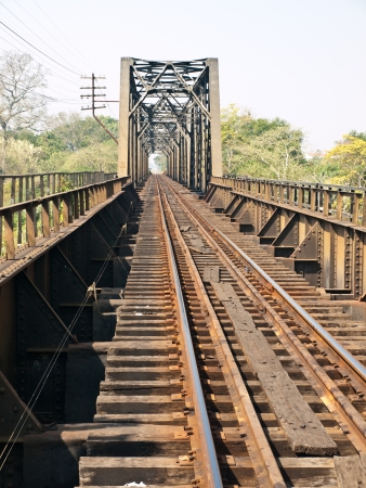 The railroad,Thailandの写真素材