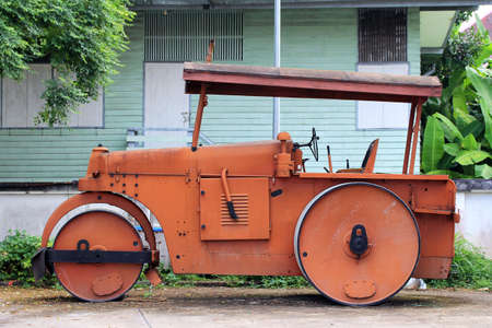 Antique roller compacted in Nan Province, Thailand