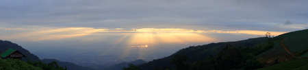 Thailand Phetchabun Phutabberk ; Beautiful mountain sceneryの写真素材