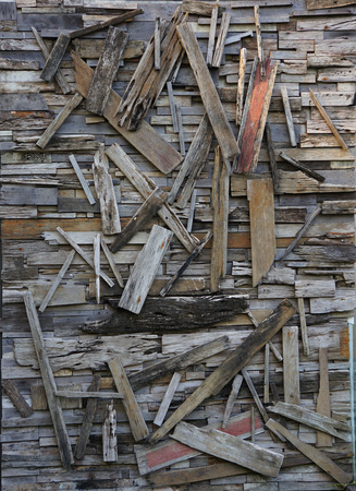 Wood wall textureの写真素材