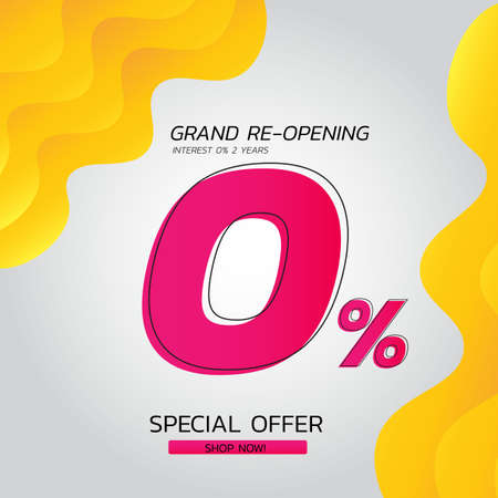 sale grand pe-openingのイラスト素材