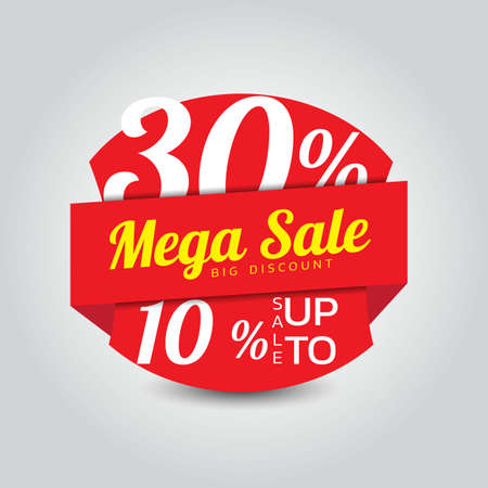 sale discount 30% offのイラスト素材