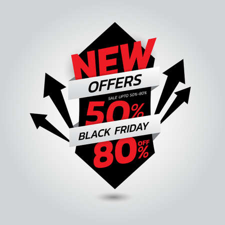 new Promotion sale discount 50% to 80% offのイラスト素材