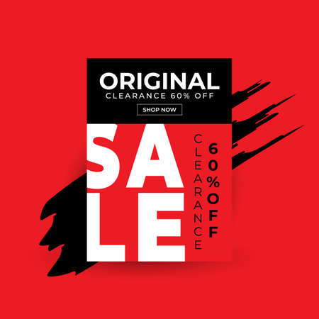 discount Promotion Template vector templateのイラスト素材