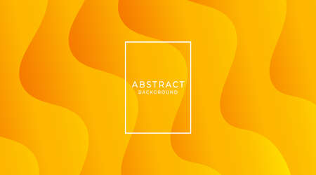 Abstract wave background with and yellow color background Vector illustrationのイラスト素材