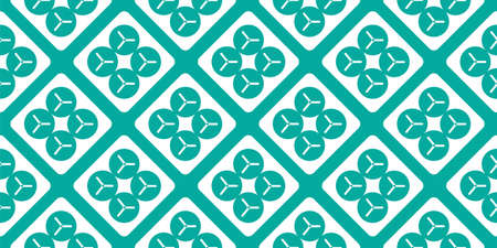 Abstract seamless pattern circle and clock Vector illustratioのイラスト素材
