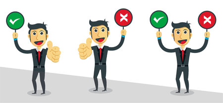 Set of business illustration.のイラスト素材