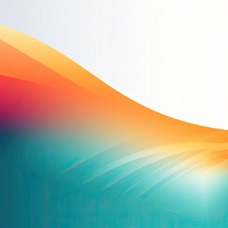 Colorful and clean abstract art backgroundの素材