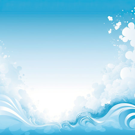 Colorful design on a clean abstract backgroundの素材