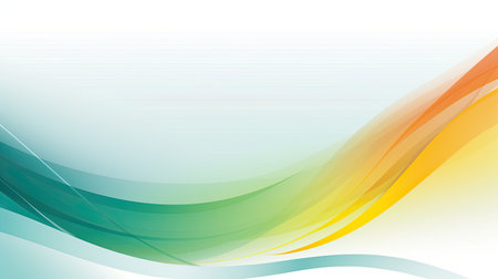 abstract colorful background with smooth lines and copy space for your textの素材