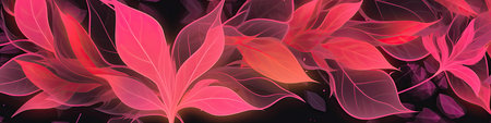 Vibrant floral inspired wallpaper design for your creative projectの素材