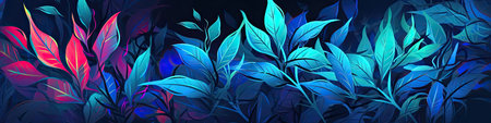 Nature inspired banner wallpaper design for your creative projectの素材