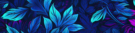 Serene floral wallpaper design for your creative projectの素材