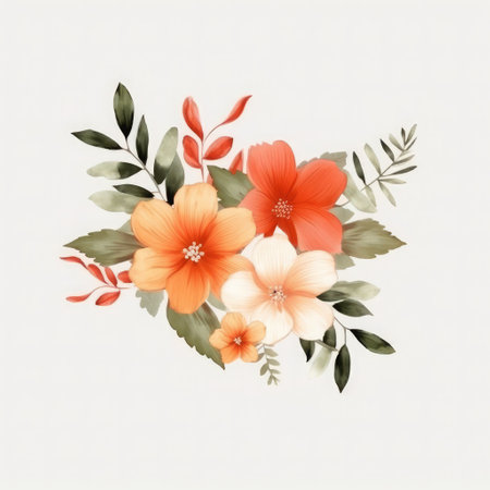 Bouquet of hibiscus flowersの素材