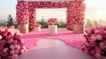 This picture is very suitable for wedding backgrounds for your creative projectsの素材