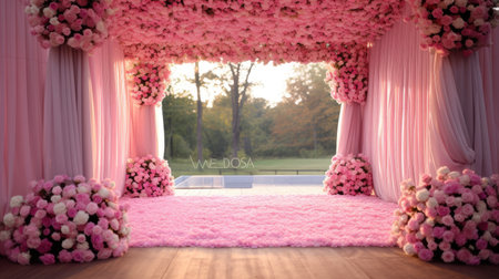 This picture is very suitable for wedding backgrounds for your creative projectsの素材