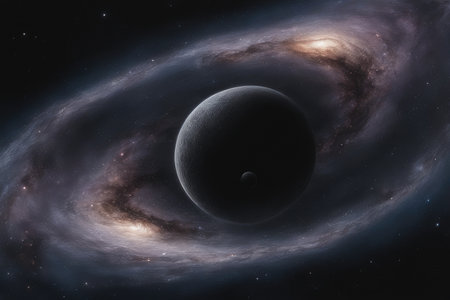 Planets, stars and galaxies in outer space showing the beauty of space exploration.の素材
